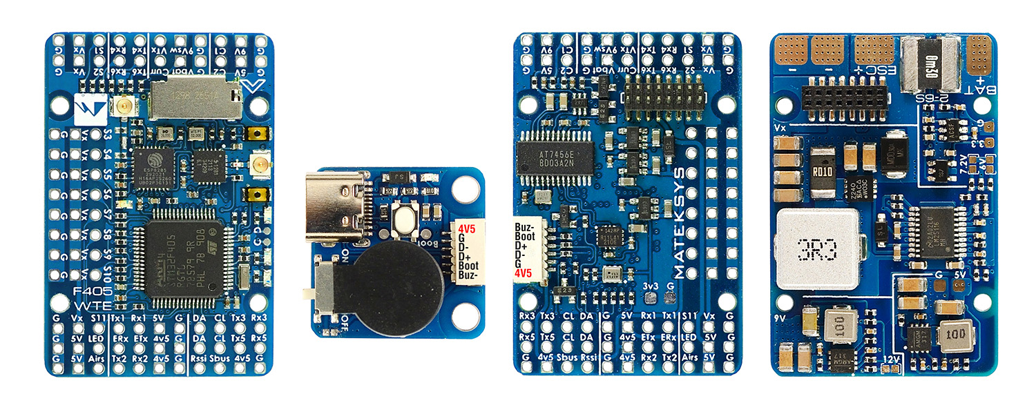 Matek Mateksys Vluchtcontrolle - Mateksys Flight Controller F405 Wte recensie en prijs