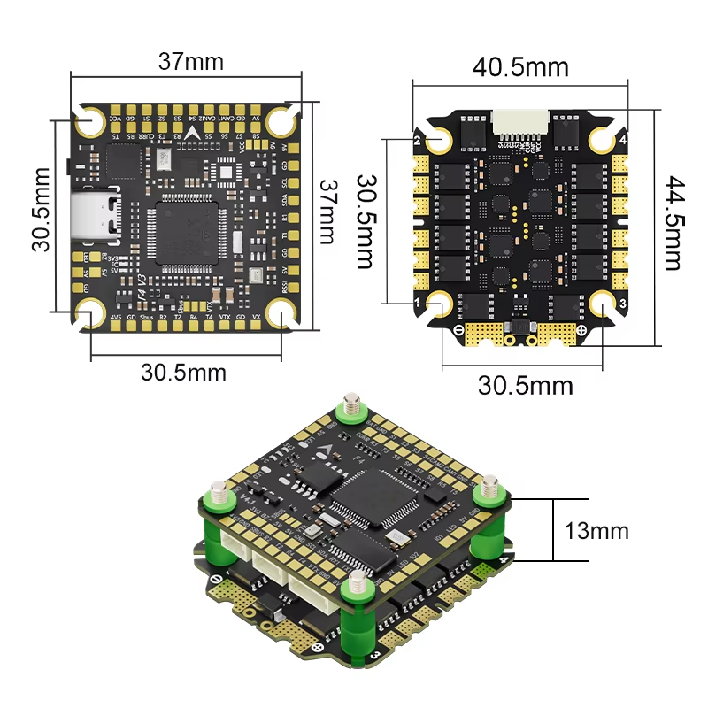 Aocoda-RC F465S V4 Stack F405  - Speedybee F405 V4 Bls 55A Stack recensie en prijs