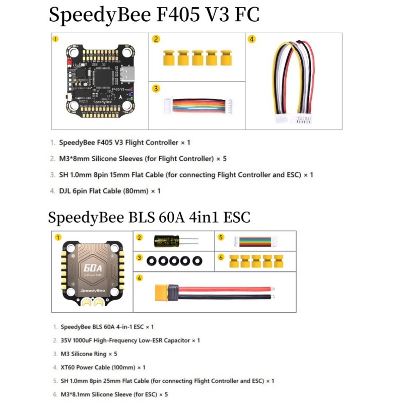 SpeedyBee F4 F405 V4 55A BLS 3 - Speedybee F405 V4 Bls 55A Stack recensie en prijs