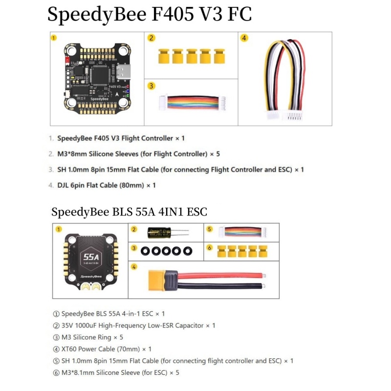 SpeedyBee F4 F405 V4 55A BLS 3 - Speedybee F405 V4 Bls 55A Stack recensie en prijs